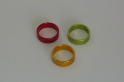 Проставочное кольцо 28,6*10mm красное алюмин.анодированное